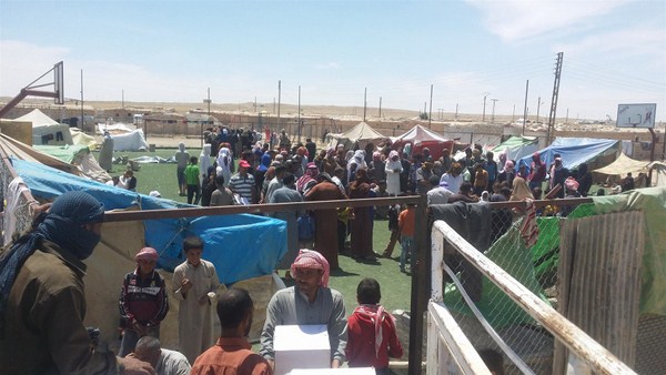 النازحون العراقيون في مخيم الهول